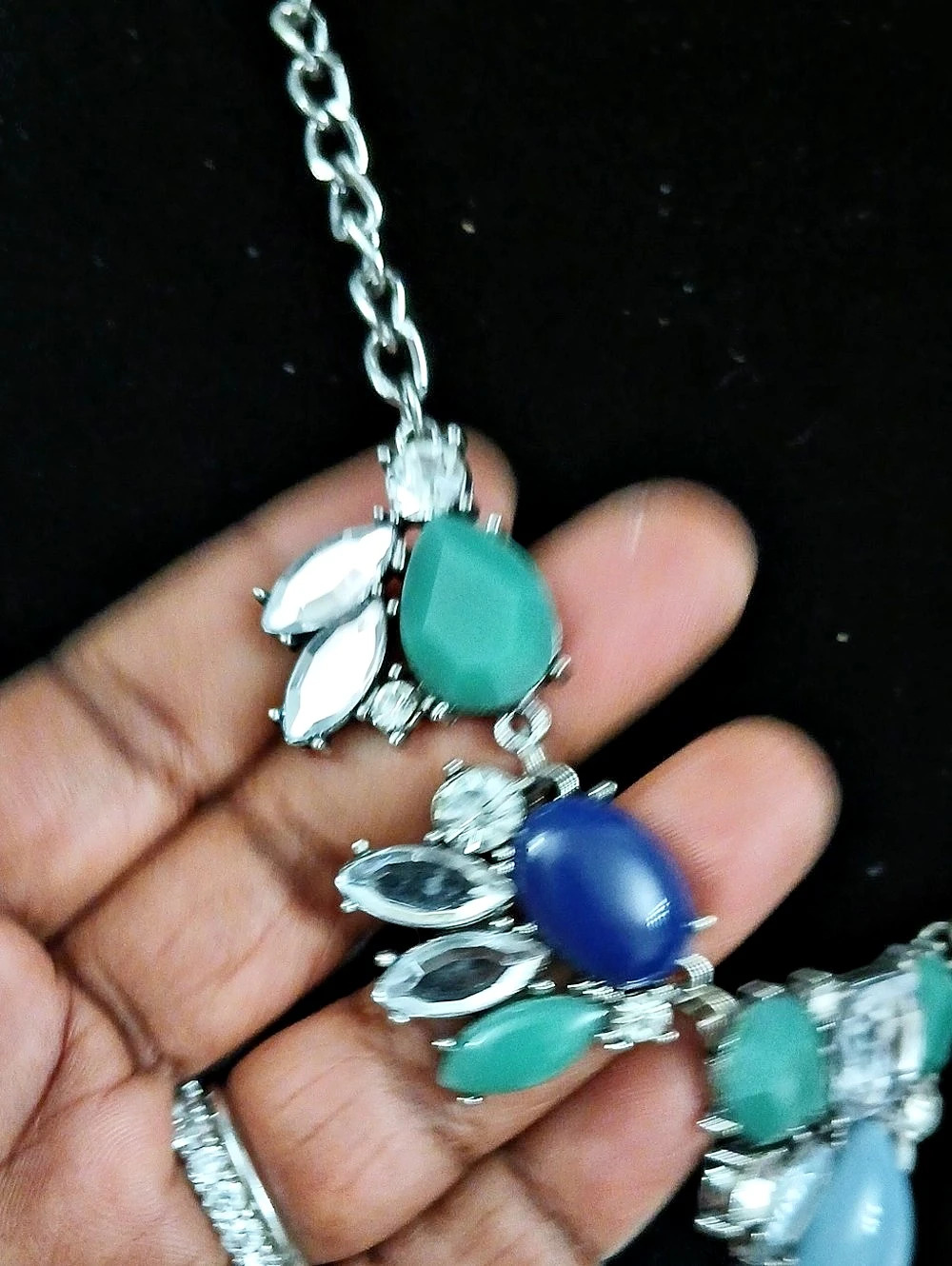 Multicolor Statement Necklace - Picture 4 of 5